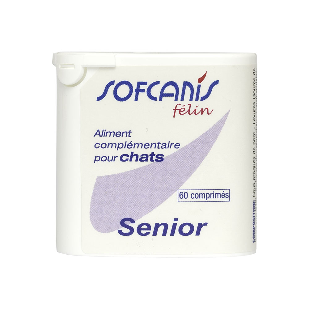 Sofcanis Felin Senior pentru pisici vârstnice, 60 comprimate