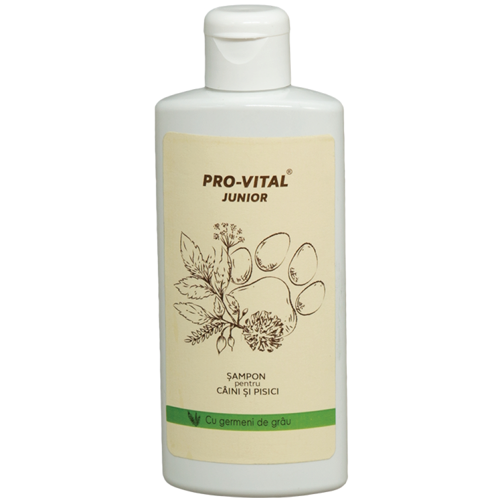 Șampon Pro-Vital Junior pentru pui de câine și pisică, 200 ml